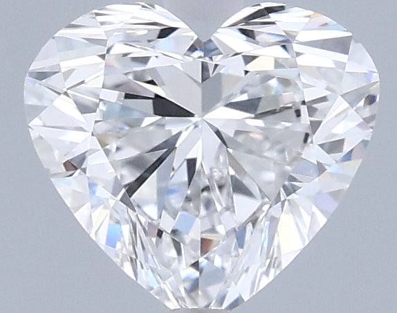1.08 Carat Heart Shaped, Ideal Cut, D Color, VVS1 Clarity, IGI Certified Lab Grown Diamond