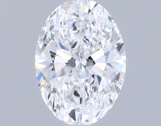 0.55 Carat Oval Shaped, Ideal Cut, D Color, VVS1 Clarity, IGI Certified Lab Grown Diamond