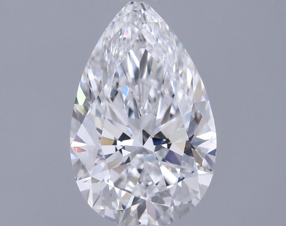 0.91 Carat Pear Shaped, Ideal Cut, E Color, VS1 Clarity, IGI Certified Lab Grown Diamond