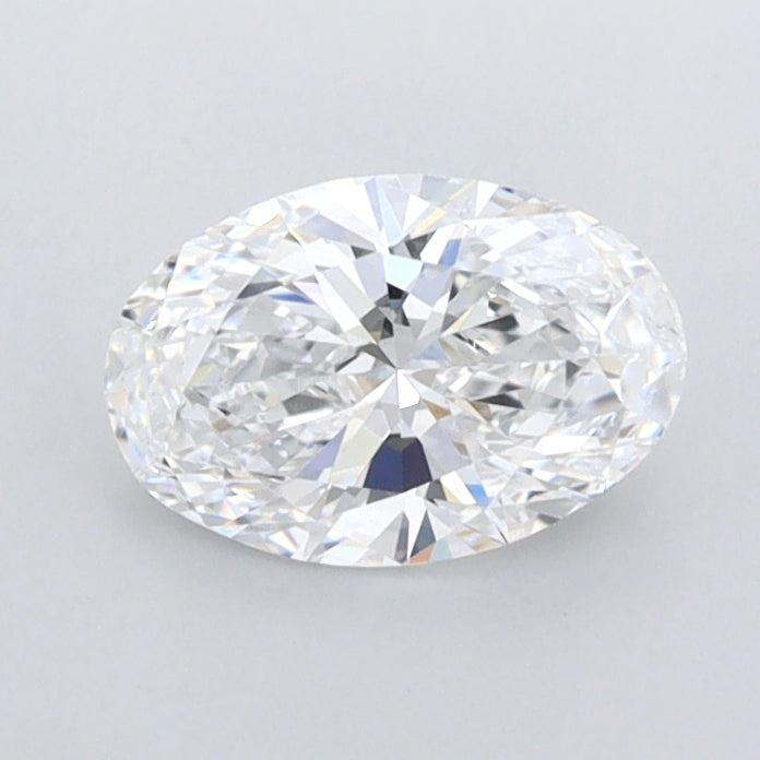 0.70 Carat Oval Shaped, Ideal Cut, D Color, FL Clarity, IGI Certified Lab Grown Diamond