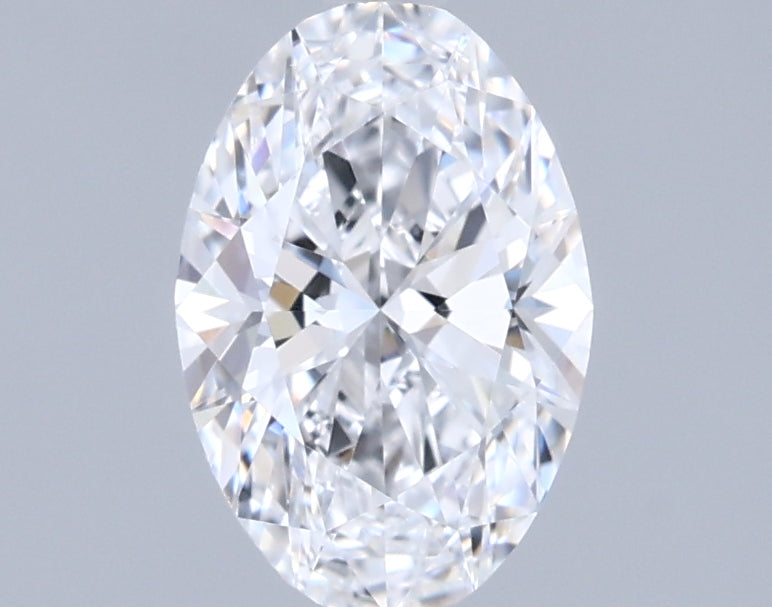 0.95 Carat Oval Shaped, Ideal Cut, D Color, VVS1 Clarity, IGI Certified Lab Grown Diamond