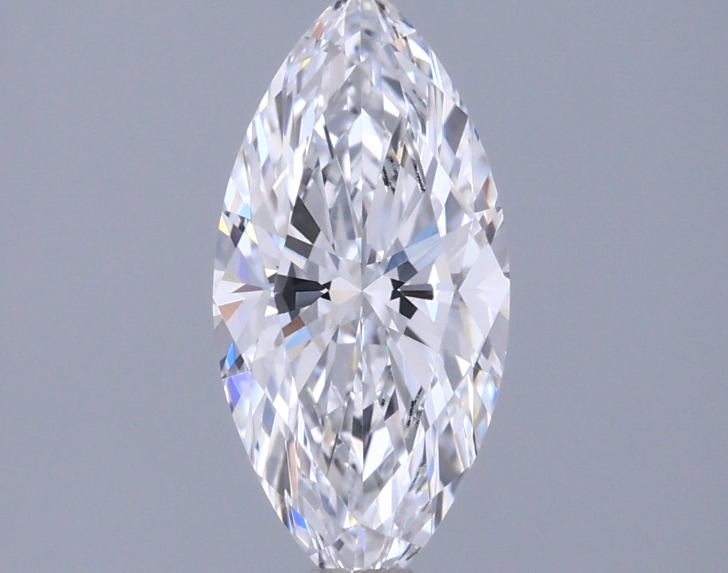 0.95 Carat Marquise Shaped, Ideal Cut, D Color, VVS1 Clarity, IGI Certified Lab Grown Diamond