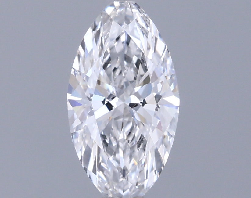 0.52 Carat Marquise Shaped, Ideal Cut, D Color, VVS1 Clarity, IGI Certified Lab Grown Diamond
