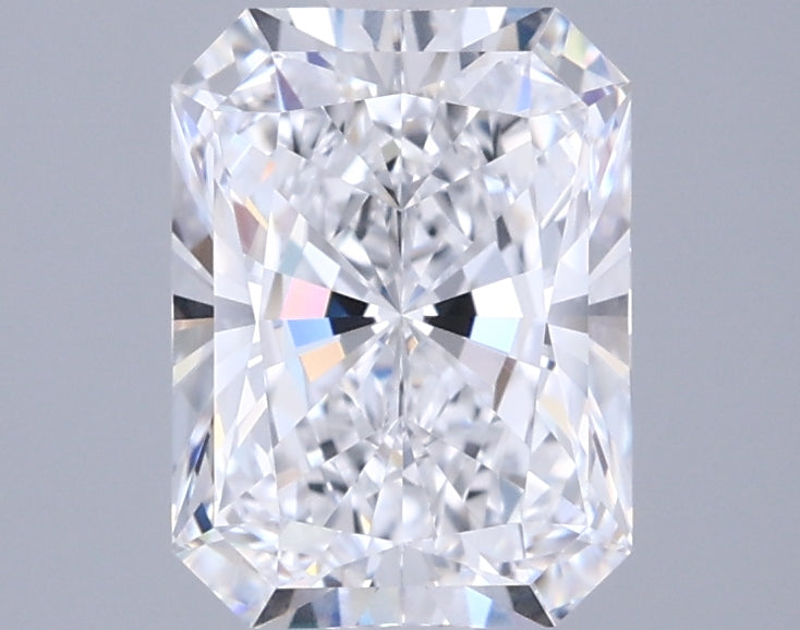 1.89 Carat Radiant Shaped, Ideal Cut, E Color, FL Clarity, IGI Certified Lab Grown Diamond