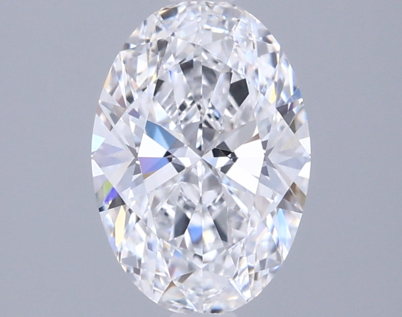 1.48 Carat Oval Shaped, Ideal Cut, E Color, FL Clarity, IGI Certified Lab Grown Diamond