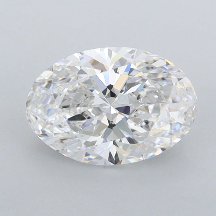 1.18 Carat Oval Shaped, Ideal Cut, D Color, FL Clarity, IGI Certified Lab Grown Diamond