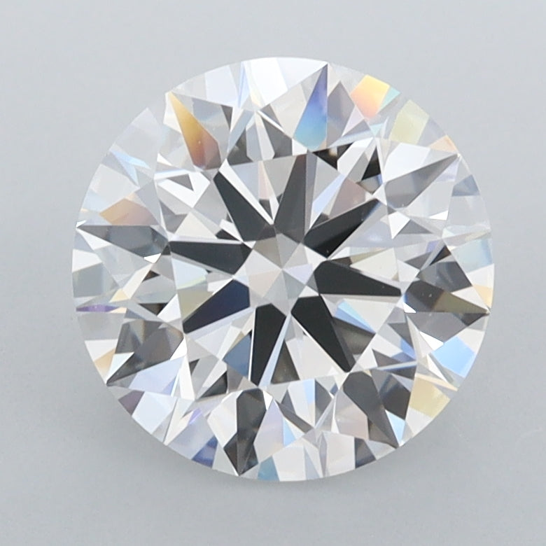 2.31 Carat Round Shaped, Ideal Cut, D Color, FL Clarity, IGI Certified Lab Grown Diamond