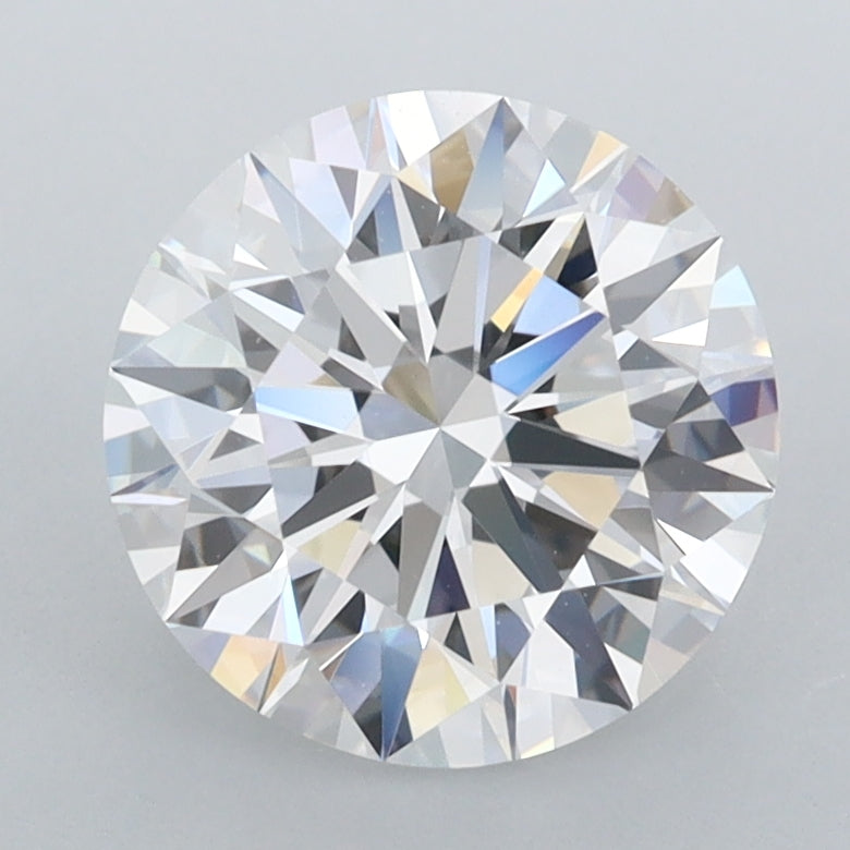 2.49 Carat Round Shaped, Ideal Cut, D Color, FL Clarity, IGI Certified Lab Grown Diamond