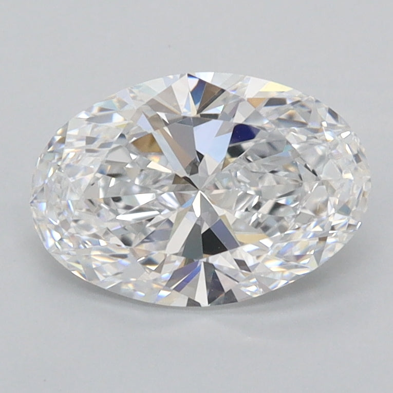 1.35 Carat Oval Shaped, Ideal Cut, D Color, VVS1 Clarity, IGI Certified Lab Grown Diamond