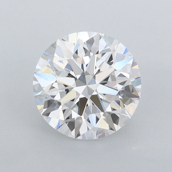 0.97 Carat Round Shaped, Ideal Cut, D Color, FL Clarity, IGI Certified Lab Grown Diamond