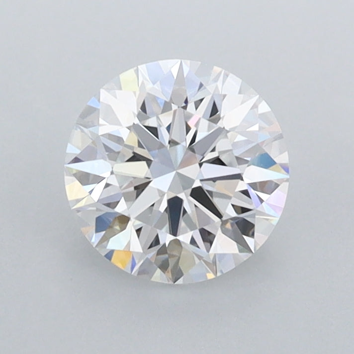 0.97 Carat Round Shaped, Ideal Cut, D Color, FL Clarity, IGI Certified Lab Grown Diamond