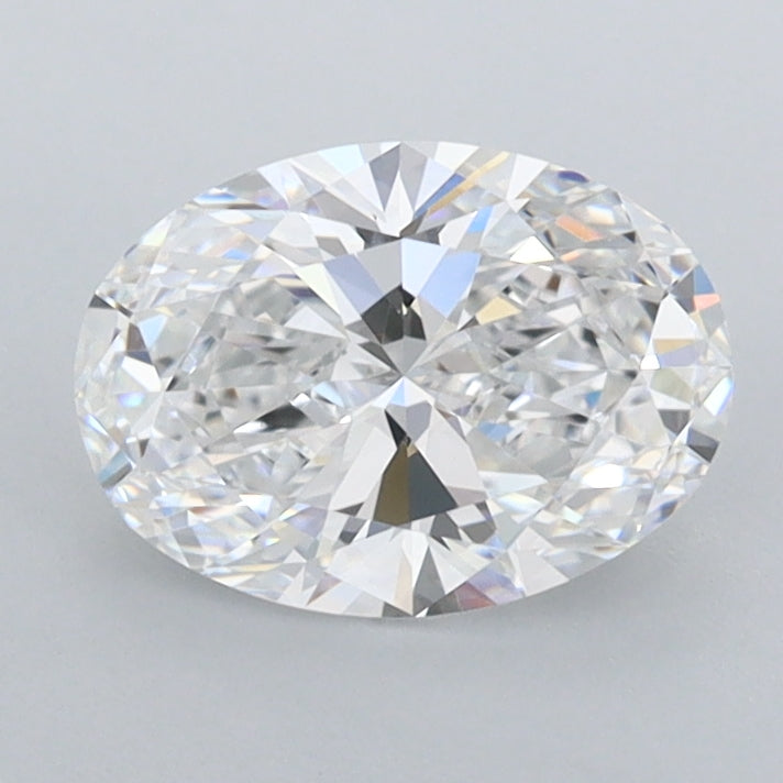 1.20 Carat Oval Shaped, Ideal Cut, D Color, IF Clarity, IGI Certified Lab Grown Diamond