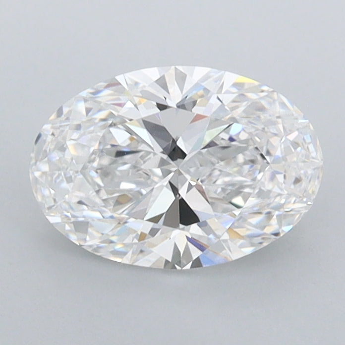 1.06 Carat Oval Shaped, Ideal Cut, D Color, FL Clarity, IGI Certified Lab Grown Diamond