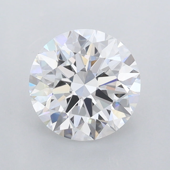 0.95 Carat Round Shaped, Ideal Cut, D Color, FL Clarity, IGI Certified Lab Grown Diamond