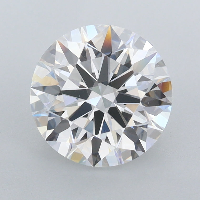 1.94 Carat Round Shaped, Ideal Cut, D Color, FL Clarity, IGI Certified Lab Grown Diamond
