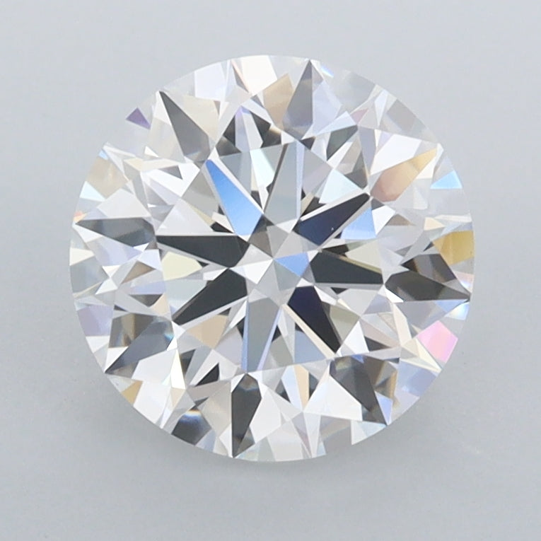 2.04 Carat Round Shaped, Excellent Cut, D Color, FL Clarity, IGI Certified Lab Grown Diamond