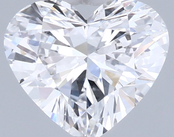 0.98 Carat Heart Shaped, Very Good Cut, D Color, VVS2 Clarity, IGI Certified Lab Grown Diamond