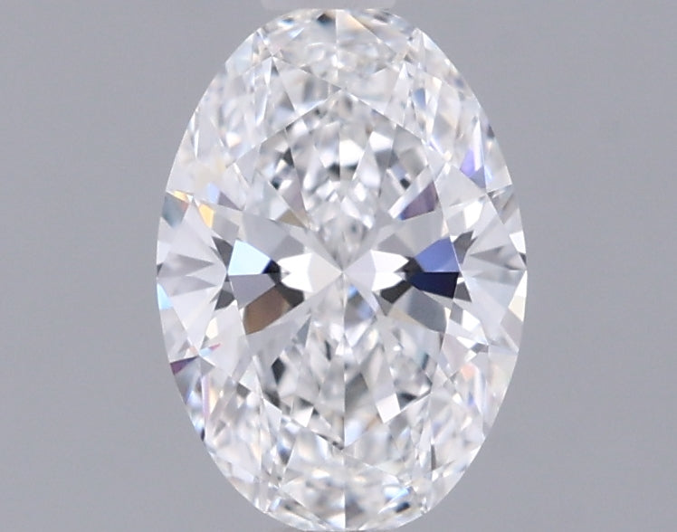 0.76 Carat Oval Shaped, Ideal Cut, D Color, VVS1 Clarity, IGI Certified Lab Grown Diamond