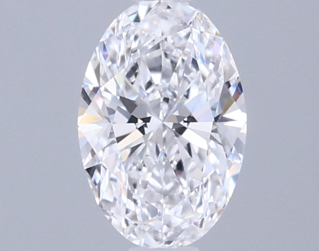 0.71 Carat Oval Shaped, Ideal Cut, D Color, VVS2 Clarity, IGI Certified Lab Grown Diamond