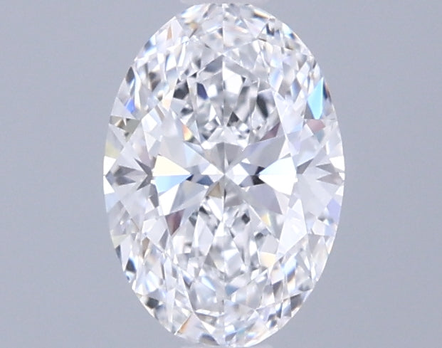 0.75 Carat Oval Shaped, Ideal Cut, D Color, VS1 Clarity, IGI Certified Lab Grown Diamond