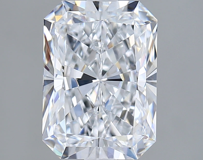 2.84 Carat Radiant Shaped, Excellent Cut, E Color, VVS1 Clarity, IGI Certified Lab Grown Diamond