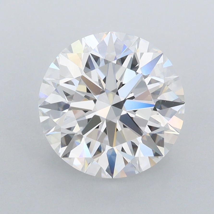 2.42 Carat Round Shaped, Ideal Cut, D Color, FL Clarity, IGI Certified Lab Grown Diamond