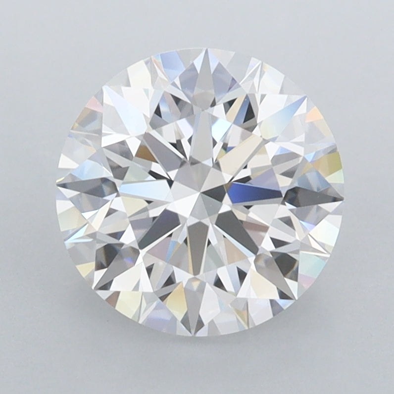 2.11 Carat Round Shaped, Ideal Cut, D Color, FL Clarity, IGI Certified Lab Grown Diamond