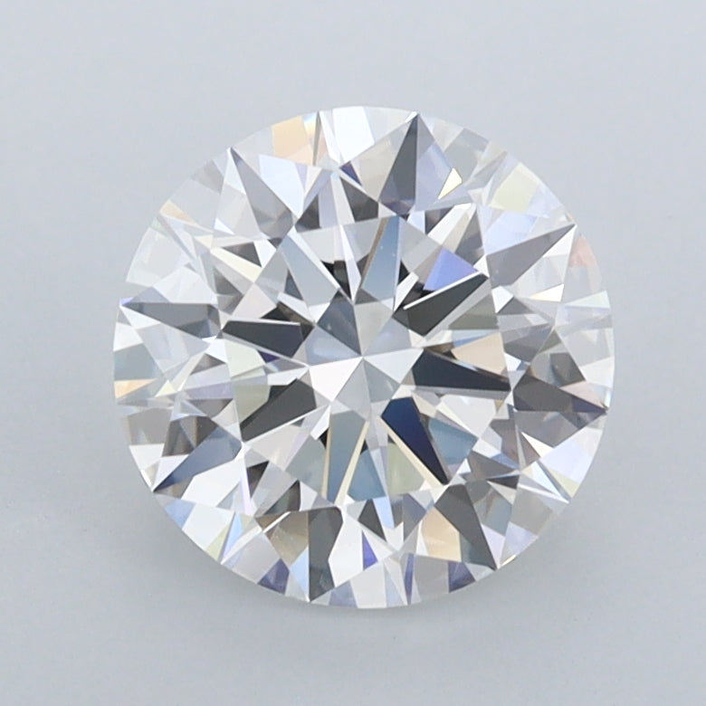 1.74 Carat Round Shaped, Ideal Cut, D Color, FL Clarity, IGI Certified Lab Grown Diamond