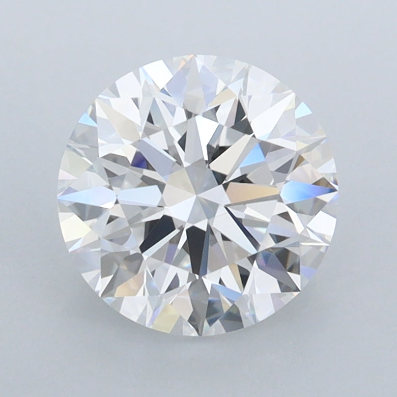 1.80 Carat Round Shaped, Ideal Cut, D Color, FL Clarity, IGI Certified Lab Grown Diamond