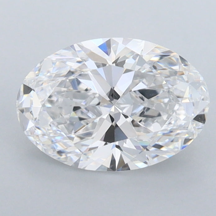 1.24 Carat Oval Shaped, Ideal Cut, D Color, IF Clarity, IGI Certified Lab Grown Diamond