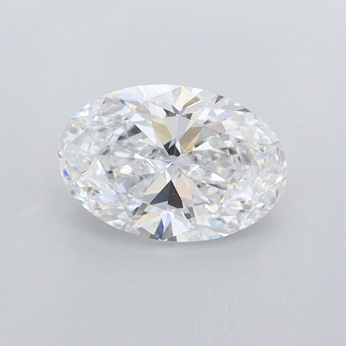 0.48 Carat Oval Shaped, Ideal Cut, D Color, FL Clarity, IGI Certified Lab Grown Diamond