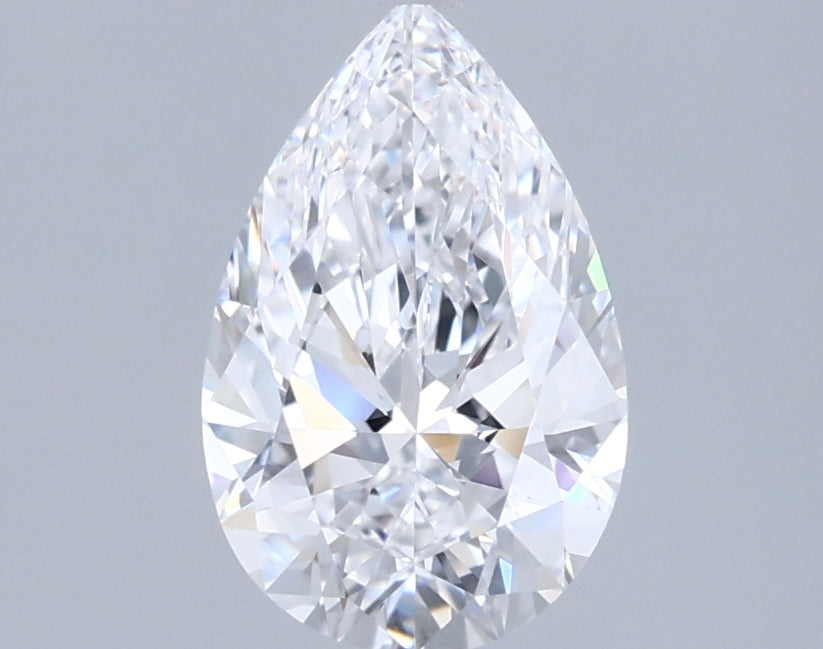1.25 Carat Pear Shaped, Ideal Cut, D Color, VVS1 Clarity, IGI Certified Lab Grown Diamond