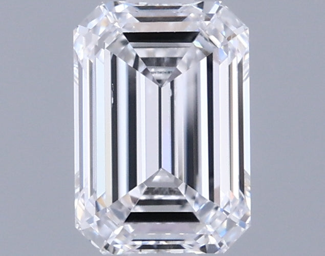 1.02 Carat Emerald Shaped, Ideal Cut, D Color, VS2 Clarity, IGI Certified Lab Grown Diamond