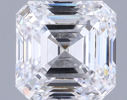1.01 Carat Asscher Shaped, Very Good Cut, D Color, IF Clarity, IGI Certified Lab Grown Diamond