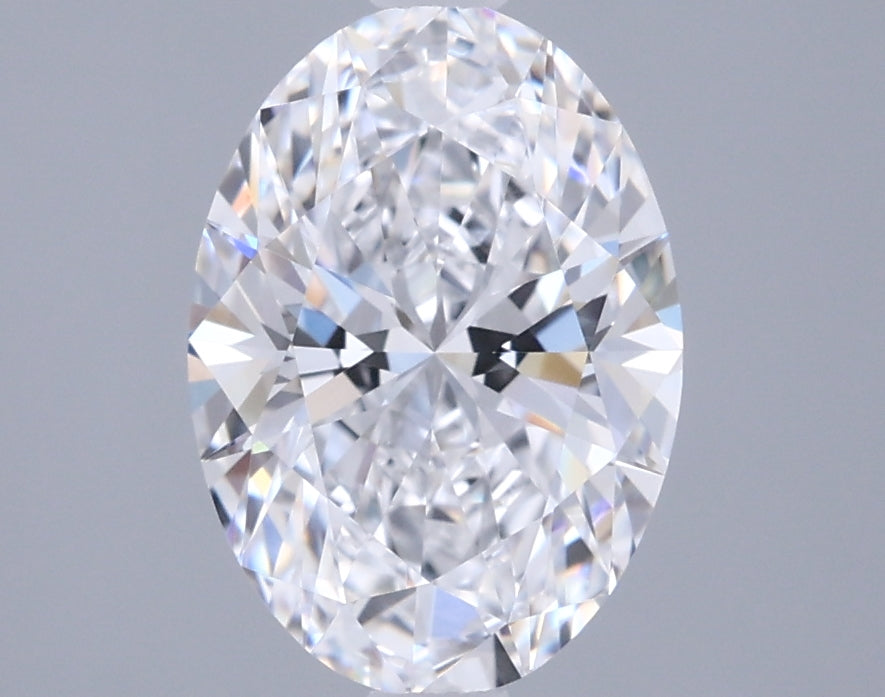 1.74 Carat Oval Shaped, Ideal Cut, D Color, IF Clarity, IGI Certified Lab Grown Diamond