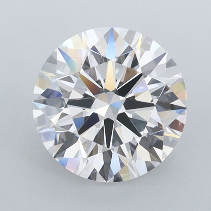 1.55 Carat Round Shaped, Ideal Cut, D Color, FL Clarity, IGI Certified Lab Grown Diamond