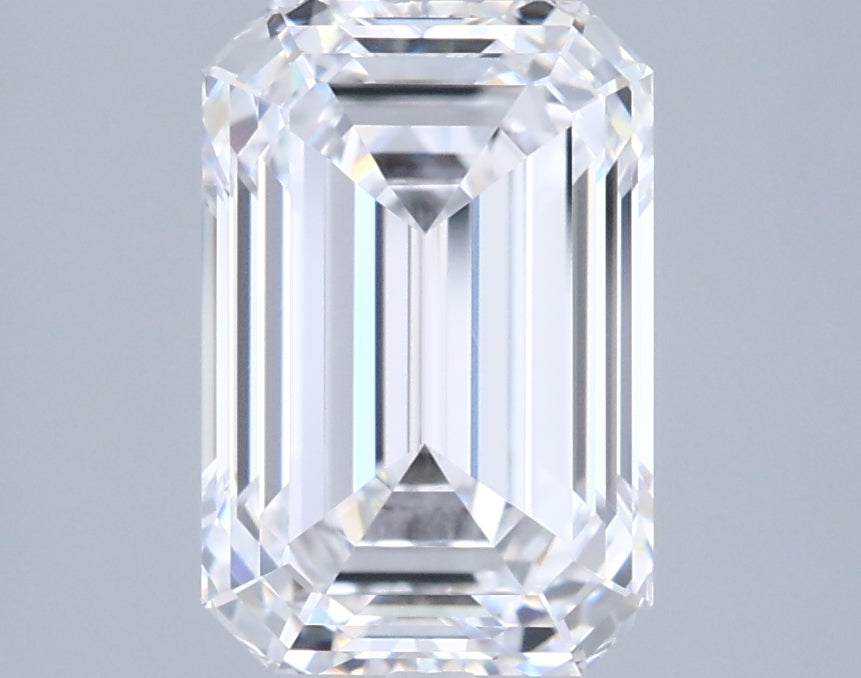 2.63 Carat Emerald Shaped, Ideal Cut, D Color, FL Clarity, IGI Certified Lab Grown Diamond