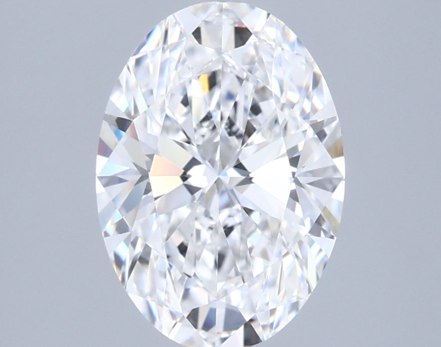 2.02 Carat Oval Shaped, Ideal Cut, D Color, FL Clarity, IGI Certified Lab Grown Diamond