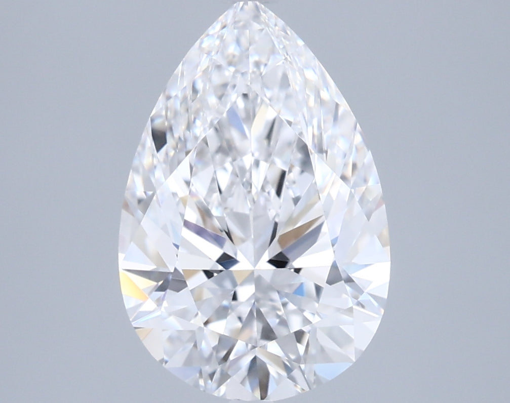 2.48 Carat Pear Shaped, Ideal Cut, D Color, FL Clarity, IGI Certified Lab Grown Diamond