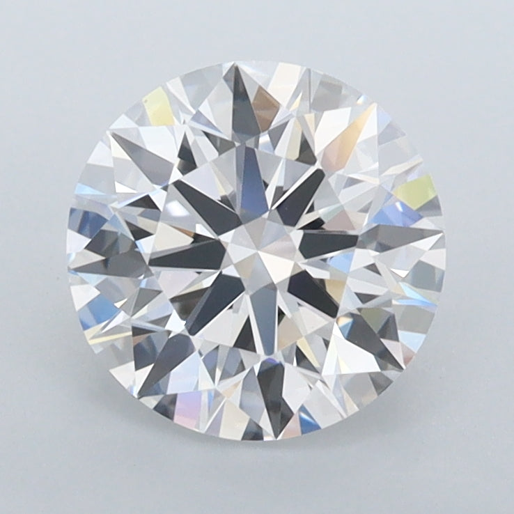 1.69 Carat Round Shaped, Ideal Cut, D Color, FL Clarity, IGI Certified Lab Grown Diamond