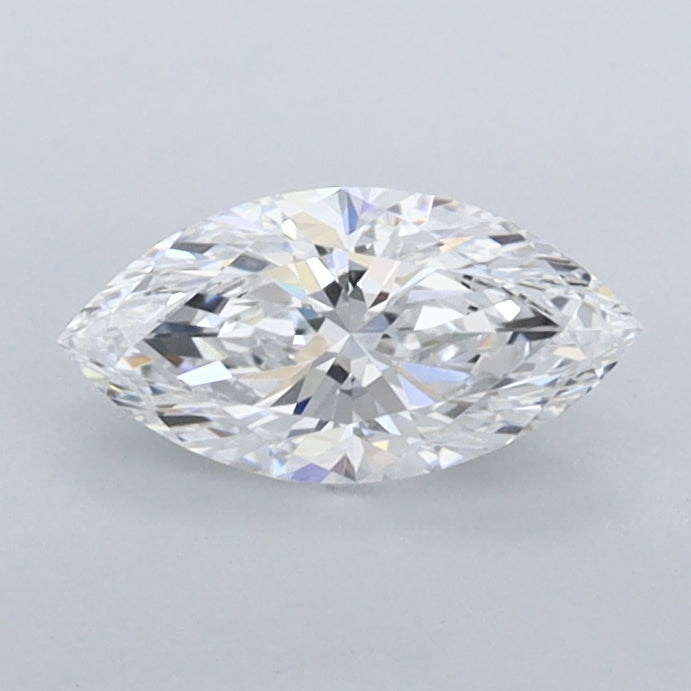 0.54 Carat Marquise Shaped, Excellent Cut, D Color, FL Clarity, IGI Certified Lab Grown Diamond