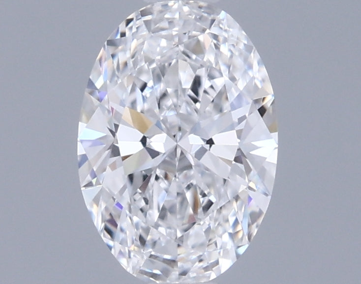 0.74 Carat Oval Shaped, Ideal Cut, D Color, VVS2 Clarity, IGI Certified Lab Grown Diamond