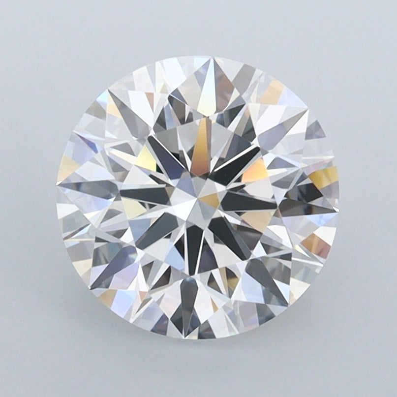 1.96 Carat Round Shaped, Ideal Cut, D Color, FL Clarity, IGI Certified Lab Grown Diamond