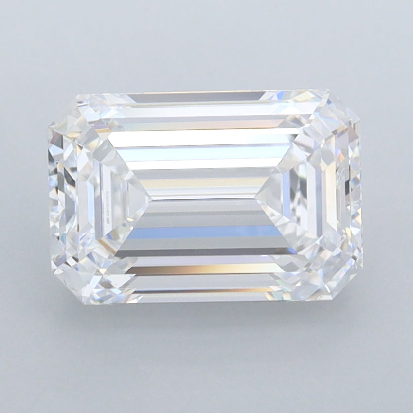 2.24 Carat Emerald Shaped, Ideal Cut, D Color, FL Clarity, IGI Certified Lab Grown Diamond