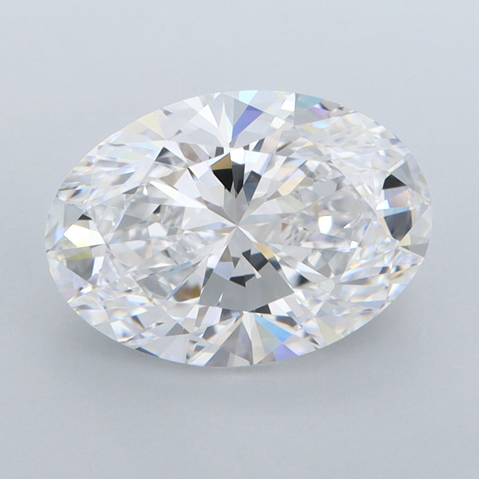 2.79 Carat Oval Shaped, Ideal Cut, D Color, FL Clarity, IGI Certified Lab Grown Diamond