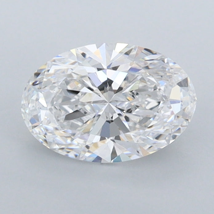 0.96 Carat Oval Shaped, Ideal Cut, D Color, FL Clarity, IGI Certified Lab Grown Diamond