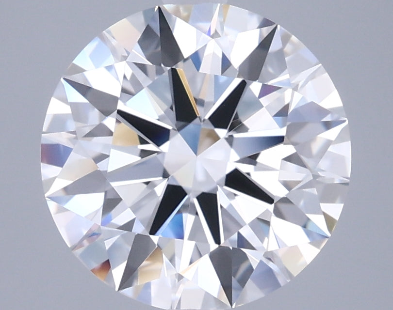 2.95 Carat Round Shaped, Ideal Cut, E Color, FL Clarity, IGI Certified Lab Grown Diamond