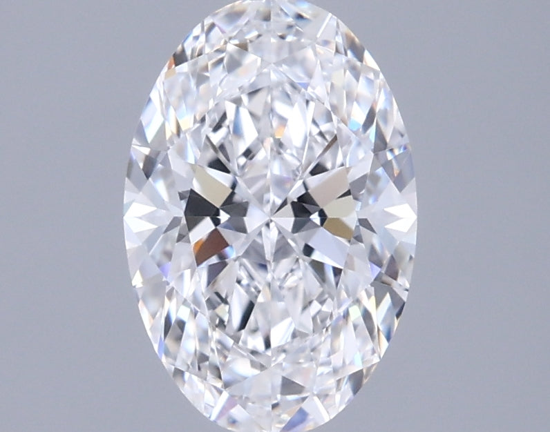 1.42 Carat Oval Shaped, Ideal Cut, D Color, FL Clarity, IGI Certified Lab Grown Diamond