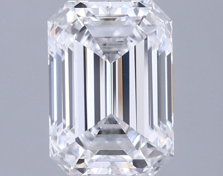 1.84 Carat Emerald Shaped, Ideal Cut, E Color, FL Clarity, IGI Certified Lab Grown Diamond