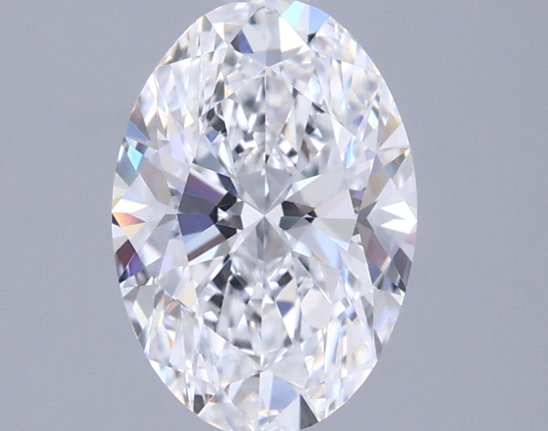 1.57 Carat Oval Shaped, Ideal Cut, D Color, FL Clarity, IGI Certified Lab Grown Diamond